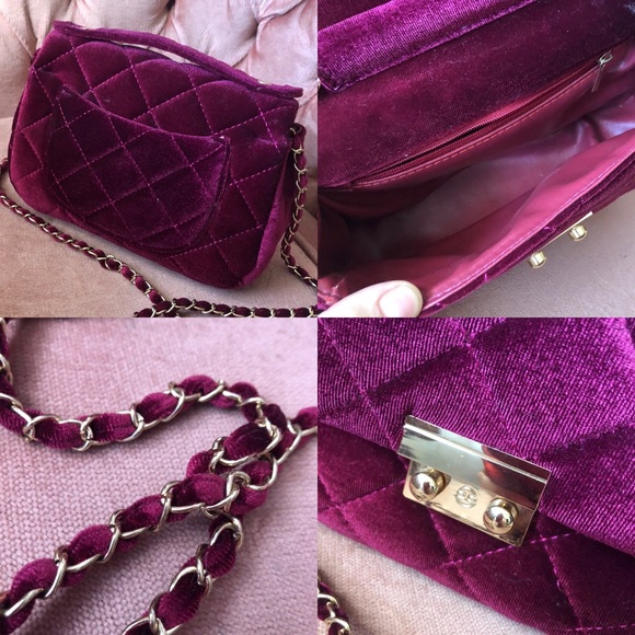 Small Wine Shoulder Bag - Picture 3 of 6